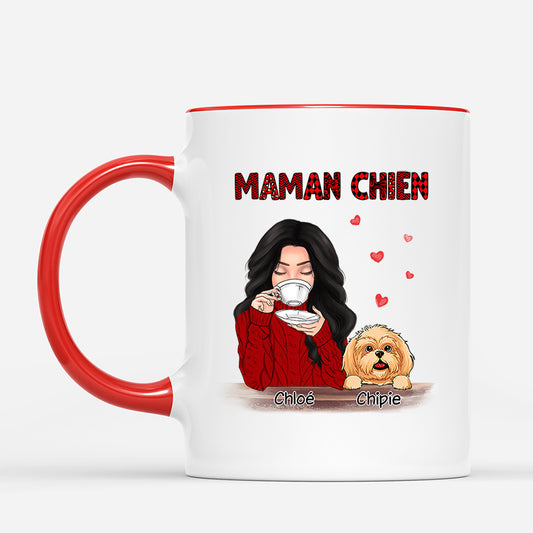 0067M010CFR2 cadeau Personalisable Mug chien maman