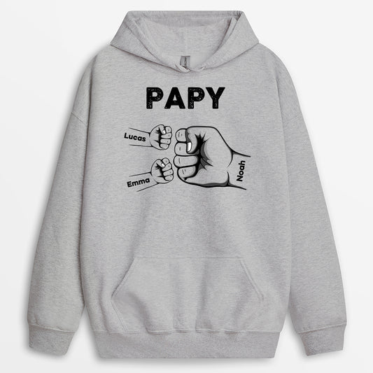 0263PFR2 bosse de poing de papi enfants coussin a personnaliser pour papy_161df301 87d4 4529 aa73 a4fb381aa80f