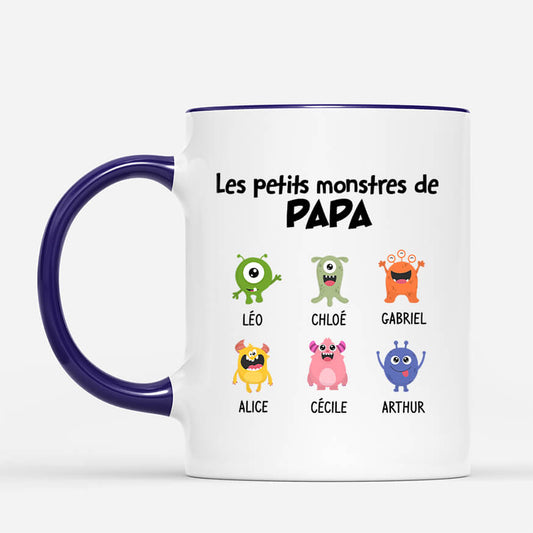 0308M268BFR2 Cadeau Personnalise Mug Monstre Papa Papi