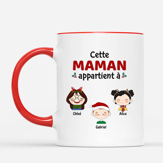 0494MFR2 present Personnalise Mug enfants maman mamie