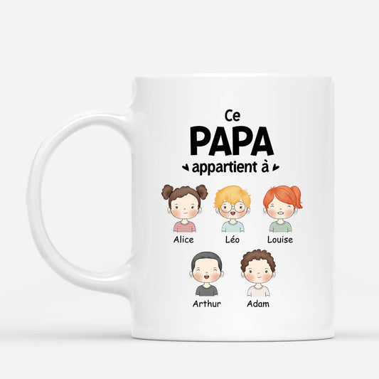 0840MFR1 Cadeau Personnalise Mug Mamie MamanCadeau Personnalise Mug Papa Papi_1