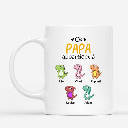 0879MFR1 Cadeau Personnalise Mug Papy Papa