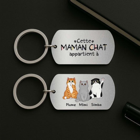 0938JFR2 porte cle aluminium personnalise ce papa chat appartient a 0938j8t8d_bad6f85e 2372 48cc 962d f2535888d108
