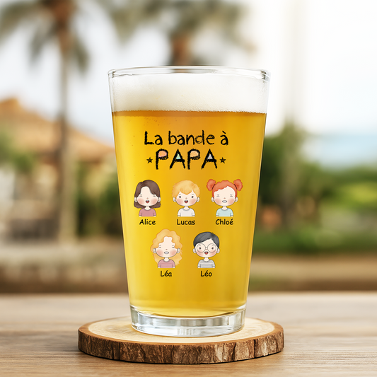1017IFR2 verre a biere personnalise la bande a papy 1017it8b