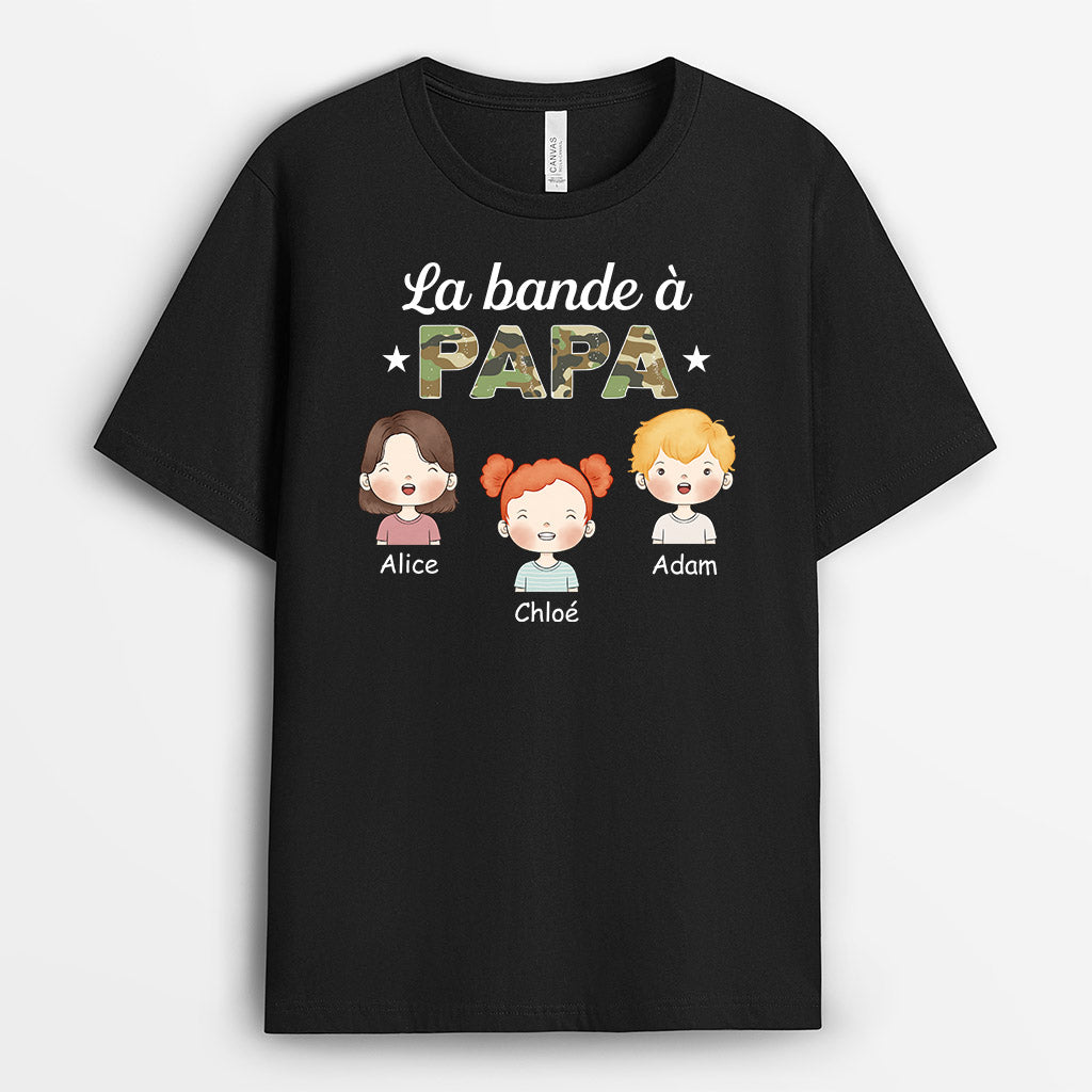 1027AFR1 Cadeau Personnalise T shirt Bande Papa Papi_66412c14 9f5e 44af bb0e 88ae345c8418