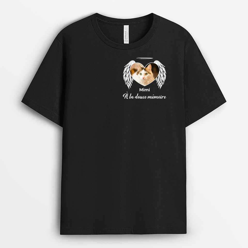 À La Douce Mémoire Chat - Cadeau Personnalisé | T-shirt pour Amoureux des Chats