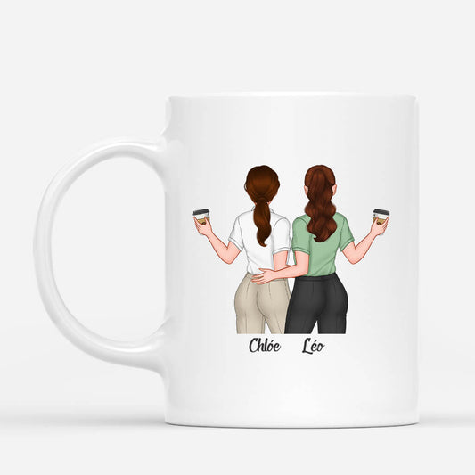 1125MFR2 Cadeau Personnalise Mug Hasard Joie Rires Amies Collegues