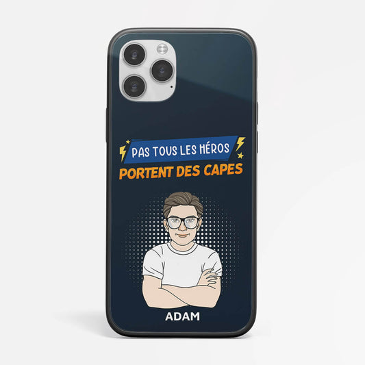 1190FFR1 Cadeau Personnalise Coque Telephone Heros Capes Lui Homme