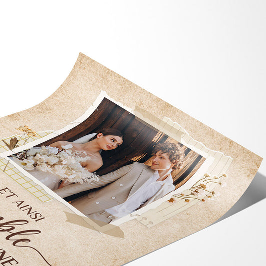 1285SFR2 poster ainsi ensemble ils ont construit une vie quils aimaient personnalisee