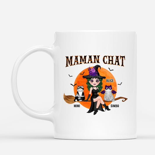 1310MFR1 mug maman chat sorciere avec son balai personnalise_932a2c7e 6f84 42c5 bcb4 586b0a5a258e