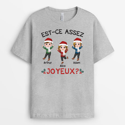 1430AFR2 t shirt est ce assez joyeux personnalise