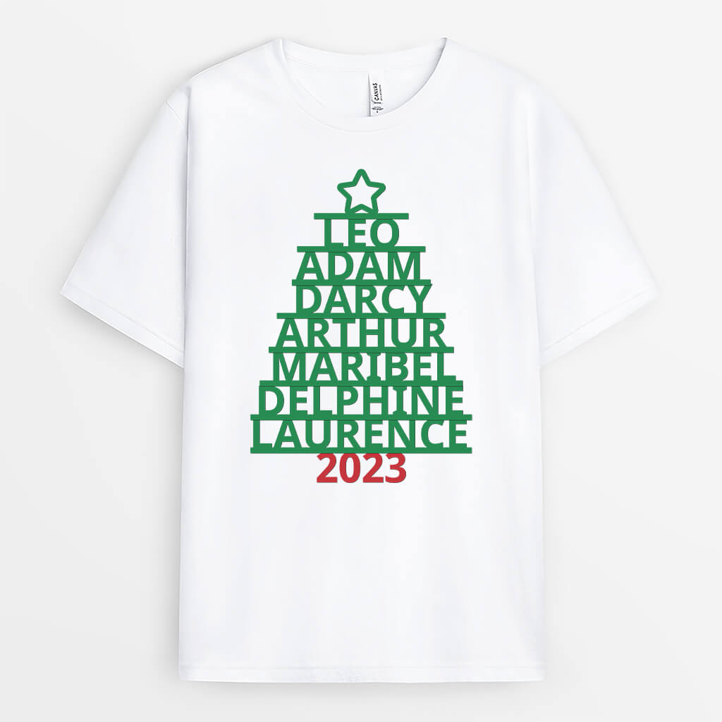 Le Sapin de Noël par Nos enfants-Cadeau Personnalisé - T-shirt pour Enfants