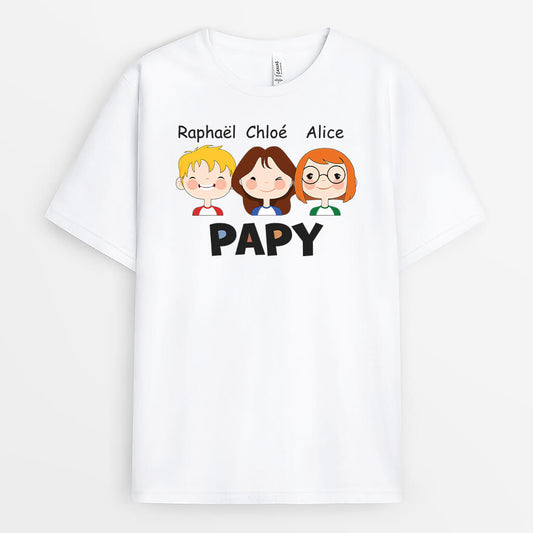 1504AFR1 t shirt papy personnalise