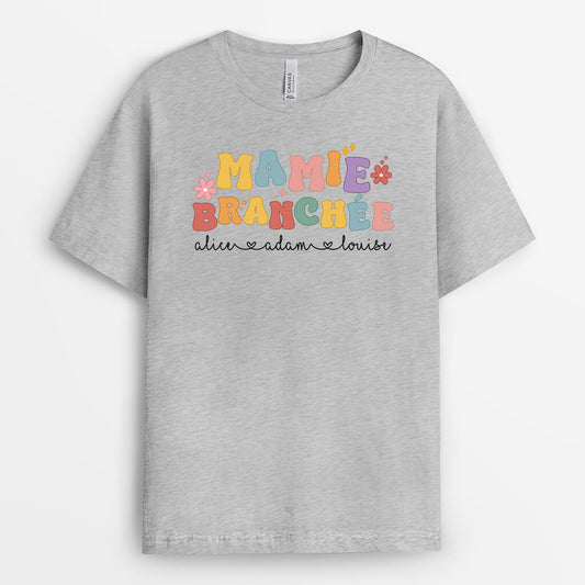 1518AFR2 t shirt maman branchee personnalise