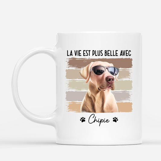 1716MFR1 mug la meilleure vie avec le chat et le chien personnalise_64aa07b4 1bbe 488e 9be3 82fd6e7a2442