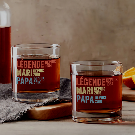 1732IFR2 verre a whisky personnalise legende mari papa papy depuis 1732ikh5b