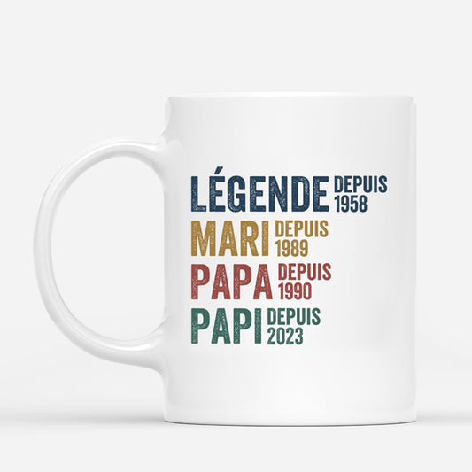 1732MFR1 mug legende mari papa papy depuis avec coeurs personnalise_5998c36a 2565 4f84 bdba 04ed732845f8