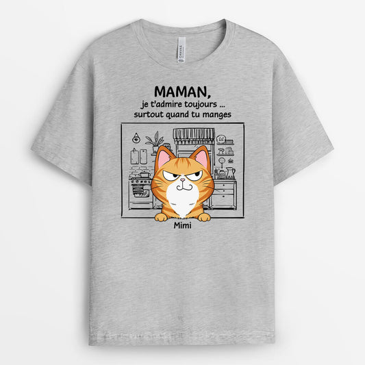1930AFR1 t shirt papa_ je t_admire toujours surtout quand tu manges personnalise