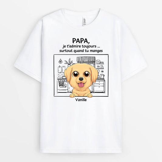 1930AFR2 t shirt maman_ je t_admire toujours surtout quand tu manges personnalise