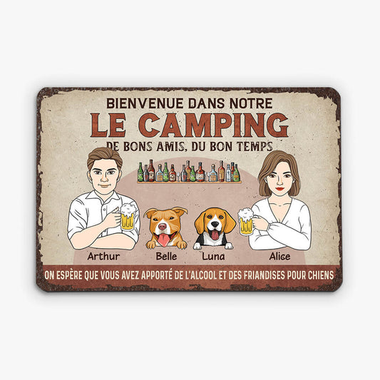 1984EFR1 plaque en metal le chaos de bons amis et du bon temps version chien personnalisee_09a2e8a1 e60e 47f1 b804 cb4039137423