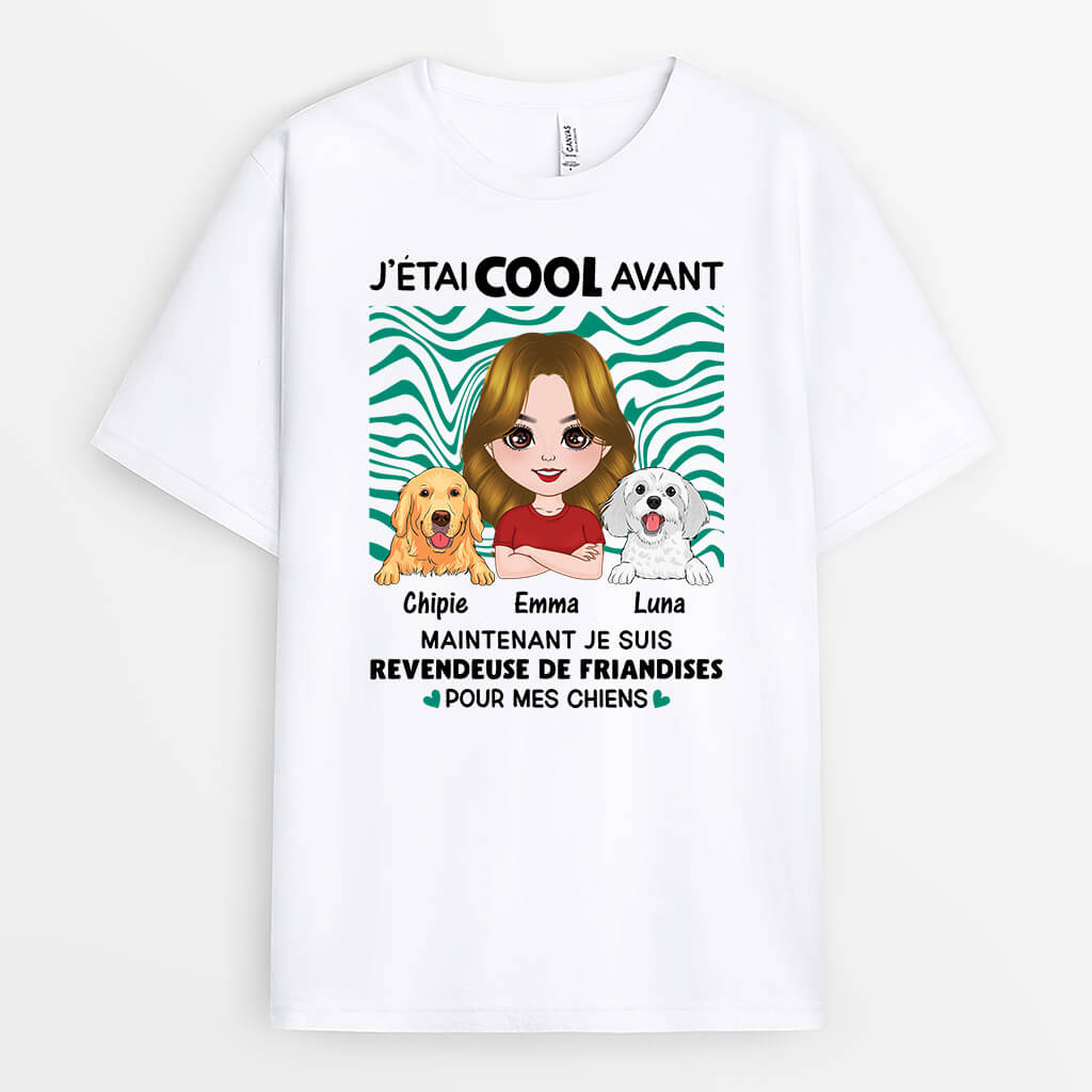 Revendeur De Friandises Pour Mes Chiens - Cadeau Personnalisé | T-shirt Pour Amoureux Des Animaux