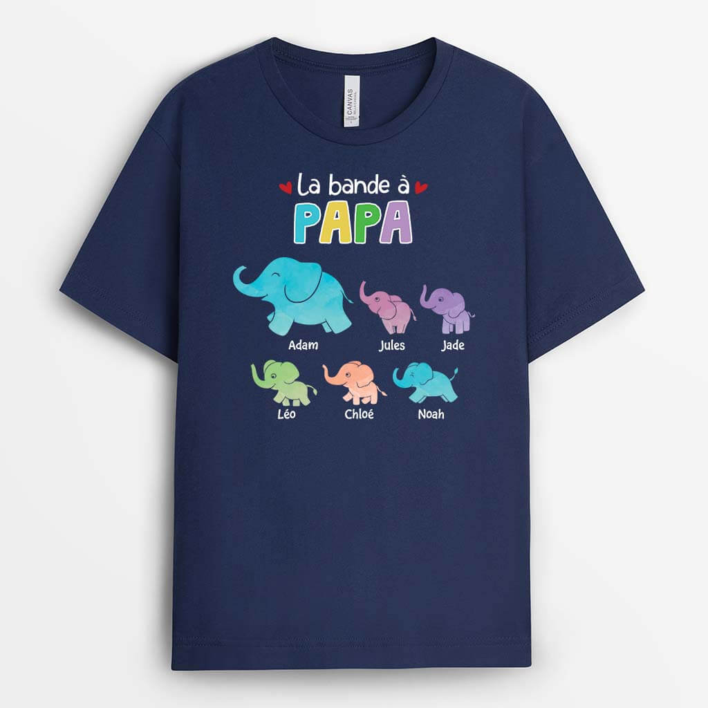 La Bande À Papa/Papy Éléphant - Cadeau Personnalisé | T-shirt pour Homme