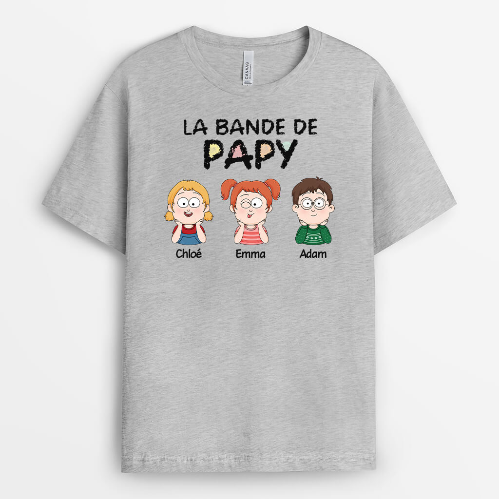 La Bande À Papa/Papy Étoile - Cadeau Personnalisé | T-shirt pour Homme