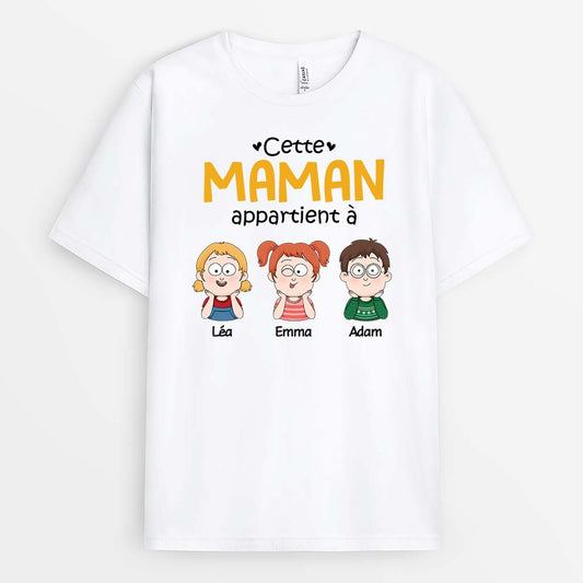 2141AFR1 t shirt cette maman mamie appartient a version mignon personnalise_22ceec88 6771 4ed9 8053 db6e0314c2b1