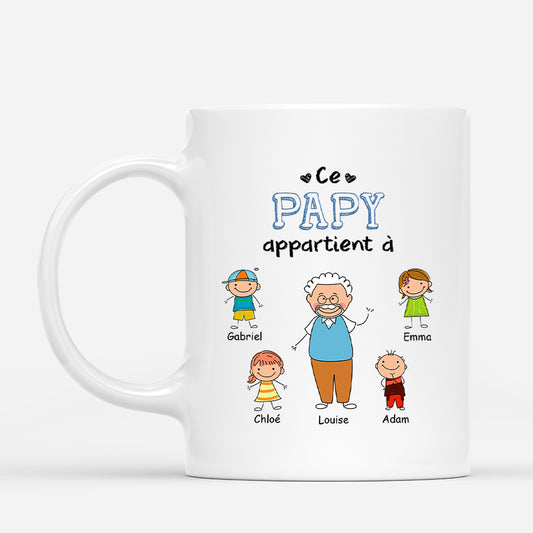 2146MFR1 ce papi appartient a colore mug personnalise pour papy_3d8ce97a df91 415e 8d28 1638b3c1fe24