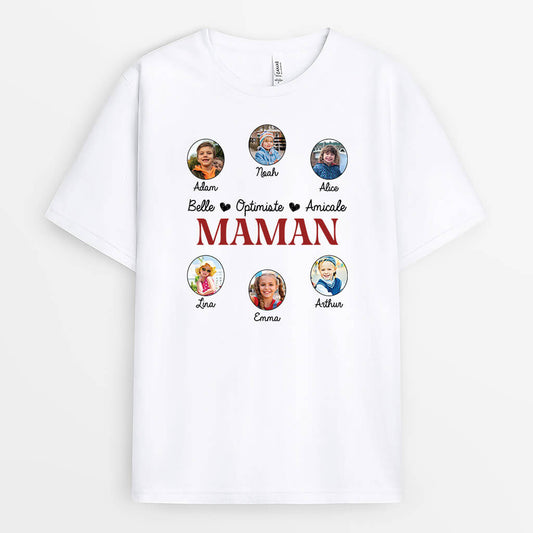 2149AFR1 t shirt mamie aimee version photo personnalise