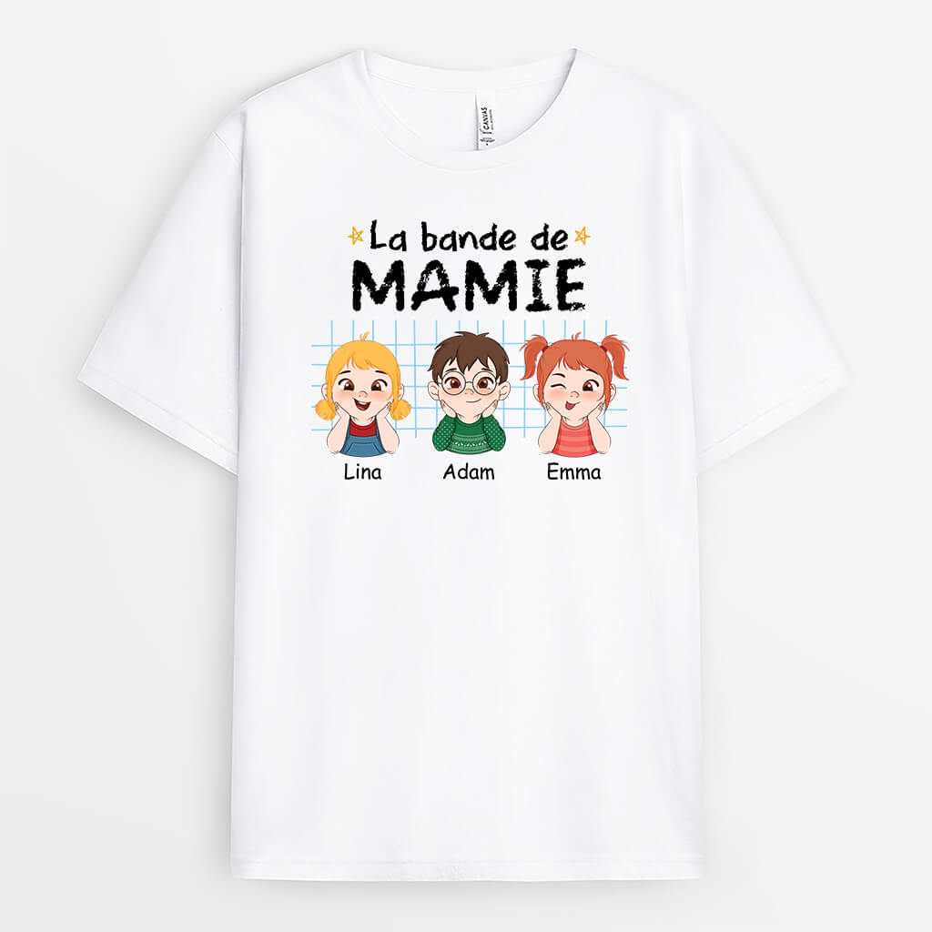 La Bande À Maman/Mamie Carreaux - Cadeau Personnalisé | T-shirt pour Femme