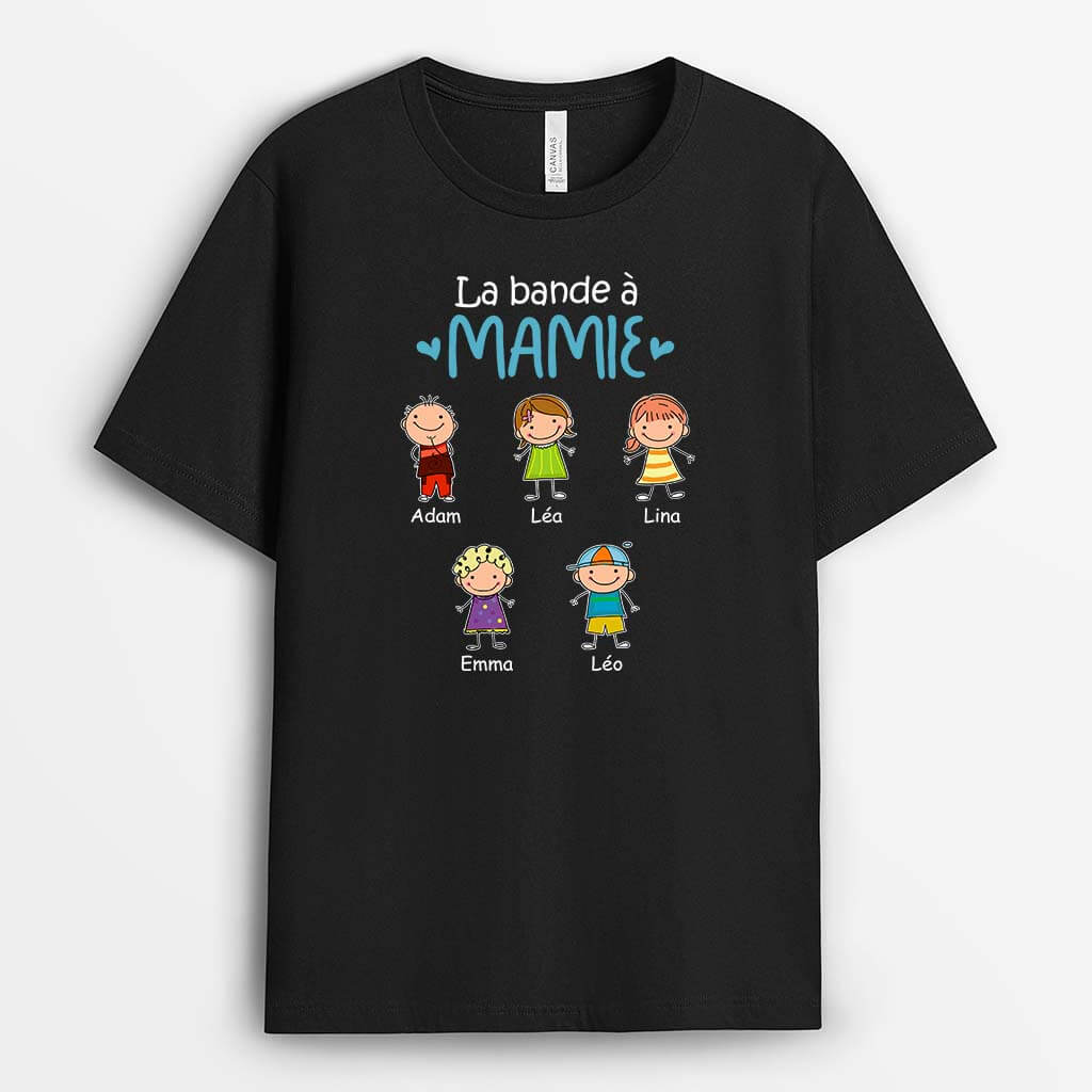 La Bande À Maman/Mamie Version Mince - Cadeau Personnalisé | T-shirt pour Femme