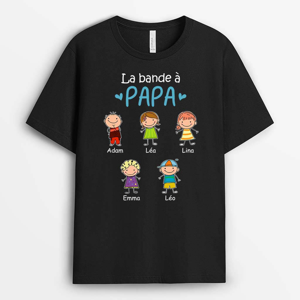 La Bande À Papa/Papy Version Mince - Cadeau Personnalisé | T-shirt pour Homme
