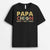 Papa/ Maman Chien, Papa/Maman Chat Vintage - Cadeau Personnalisé | T-shirt pour Amoureux Des Animaux