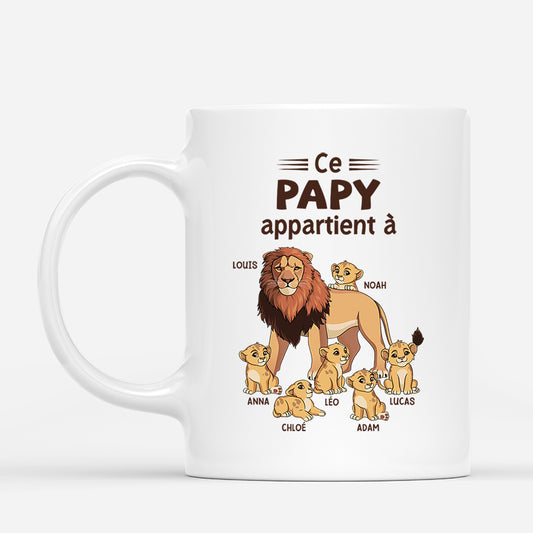 2288MFR1 mug ce papy appartient a version lions personnalise_f1e71496 6a2c 40bc aba3 e146e6938fb7