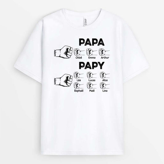 2290AFR1 t shirt papa papy bosses de poing en lignes personnalise_8475f328 deaa 4303 9d8e d6494f042bd5