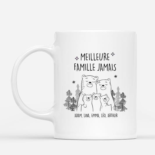 2509MFR1 mug la meilleure famille du monde des ours personnalise_0fd847ee 338b 44b8 ab10 58f80c1b302b