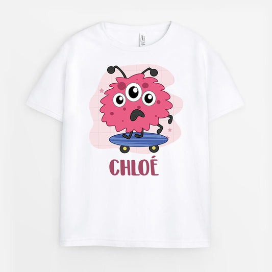 2619AFR1 t shirt monstre enfant sportif personnalise