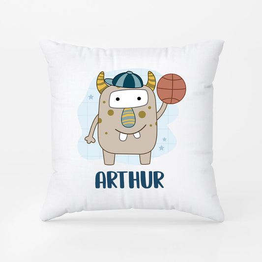 2619PFR1 coussin monstre enfant sportif personnalise_5f7c6926 2503 4188 8fd4 3065a3a100c0