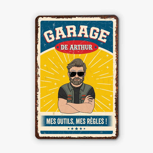 2635EFR2 ici limpossible devient possible plaque humour pour homme personnalise
