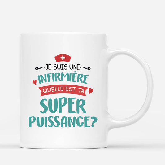 2639MFR2 je suis une infirmiere mug personnalise infirmiere