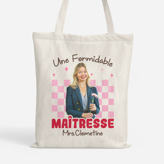 2653BFR1 une formidable maitresse tote bag personnalise pour maitresse