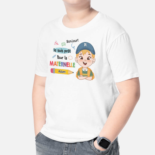 2654AFR2 je suis pret_e_ pour la maternelle avec fournitures t shirt enfant personnalise