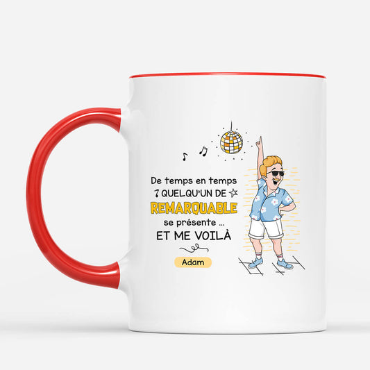2660MFR2 quelquun de remarquable se presente mug humour femme personnalise