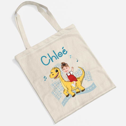 2671BFR2 cadeau dinosaure pour enfant tote bag personnalise enfant 2671b6f5k