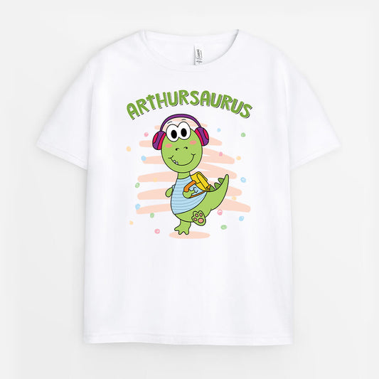2676AFR1 arthursaurus colore t shirt enfant personnalisable