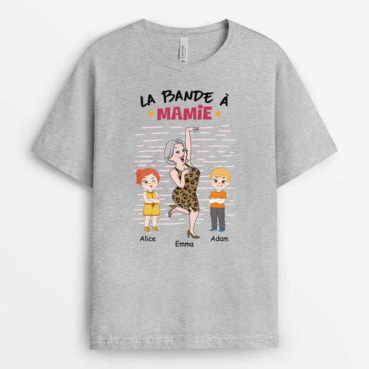 2698AFR2 la bande de papy qui danse t shirt personnalise papy original