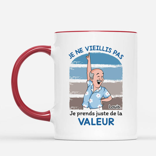 2702MFR2 je ne vieillis pas mug femme rigolo personnalise
