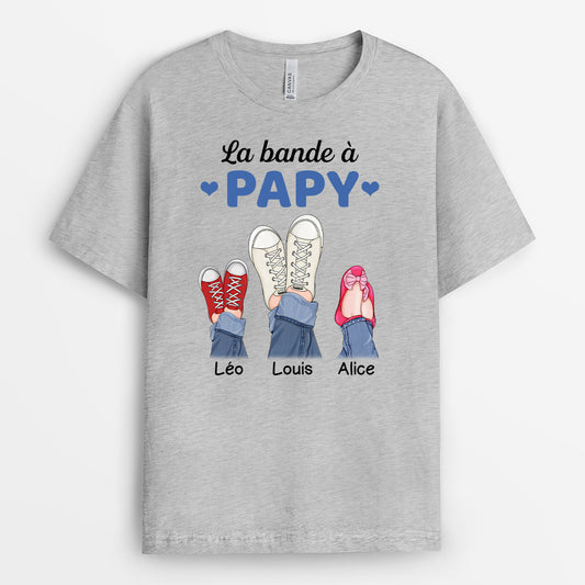 2703AFR2 la bande a papa version chaussures t shirt personnalise papa