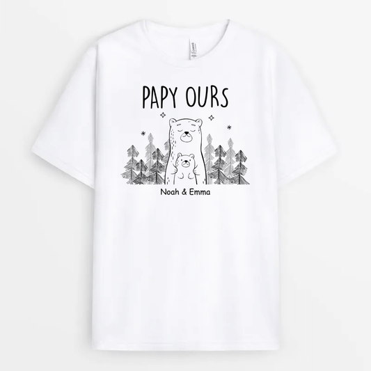 2745AFR1 papa ours simple t shirt original pour papa_17886f4e 8643 42fa ba82 86468fed1851